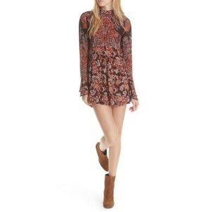 LN Free People Boho Lady Luck Tunic Dress